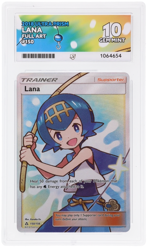 ACE 10  - Lana - 150/156 - Full Art - 2018 Ultra Prism - Pokemon