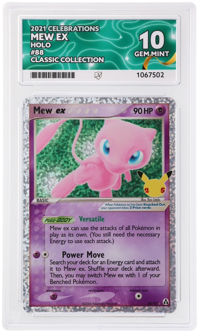 ACE 10 - Mew ex - 88/92 - Celebrations - Classic Collection - Pokemon - front