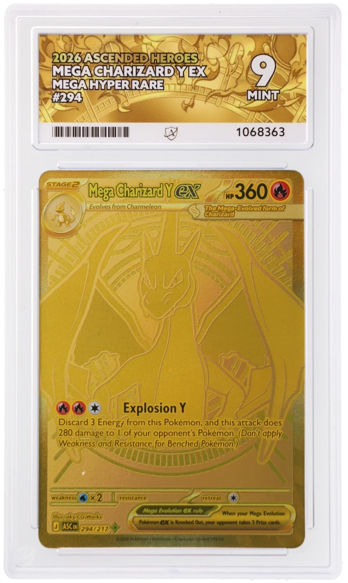 ACE 9 - Mega Charizard Y ex - 294/217 - Ascended Heroes - Pokemon - front
