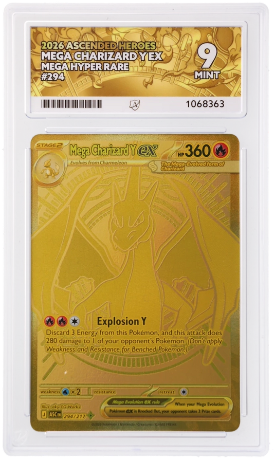 ACE 9 - Mega Charizard Y ex - 294/217 - Ascended Heroes - Pokemon - front