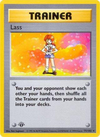 Lass 75 - Base Set Shadowless Unlimited