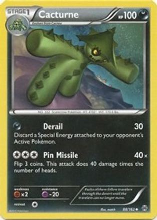 Cacturne 88/162 - XY  BREAKthrough Reverse Holofoil