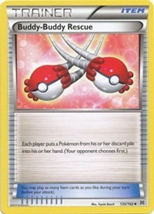 Buddy-Buddy Rescue 135/162 - XY  BREAKthrough Reverse Holofoil