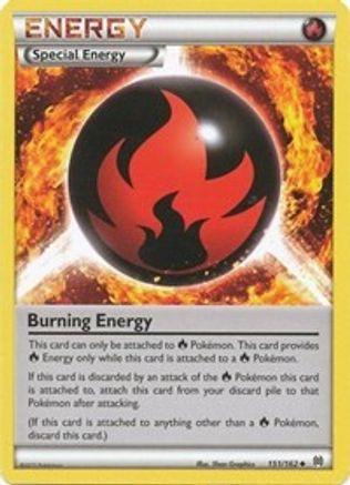 Burning Energy 151/162 - XY  BREAKthrough