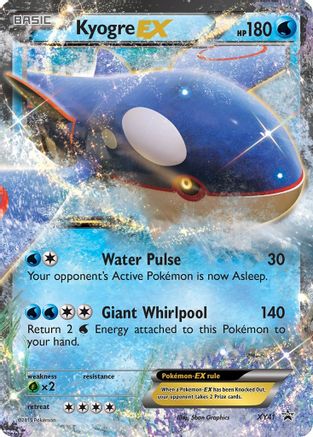 Kyogre-EX XY41/211 - XY Black Star Promos Holofoil