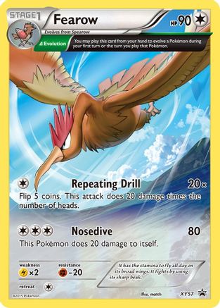 Fearow XY57/211 - XY Black Star Promos Holofoil – PokeRand
