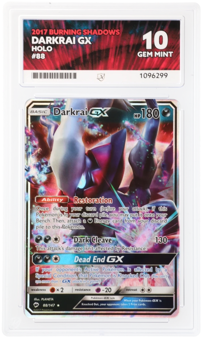 ACE 10 - Darkrai GX - 88/147 - Burning Shadows - Pokemon - front