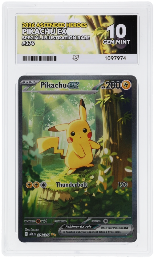 ACE 10   - Pikachu ex - 276/217 - Special Illustration Rare - Ascended Heroes - Pokemon