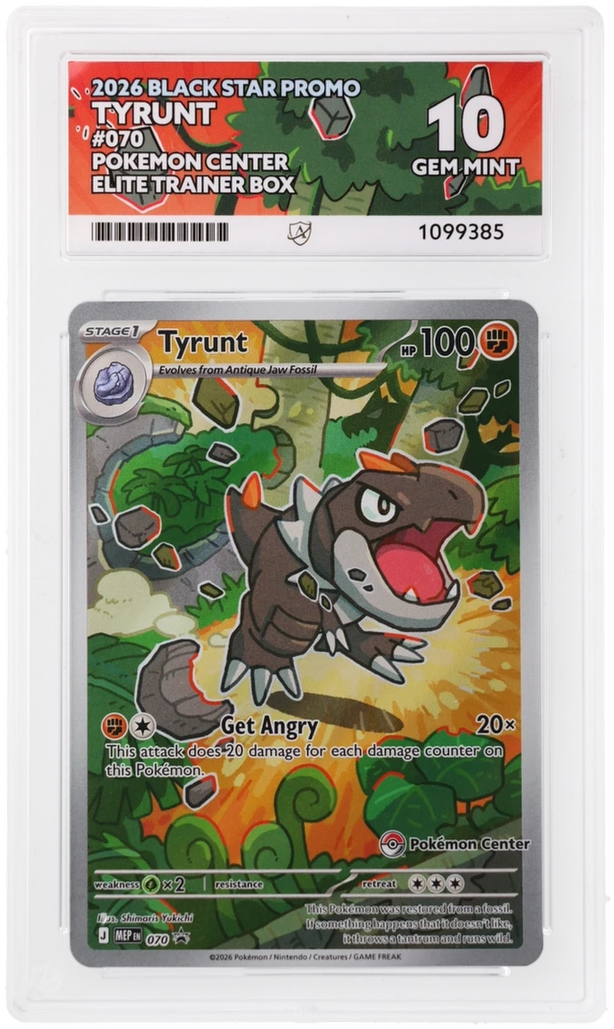 ACE 10 - Tyrunt - 070 - Black Star Promo - Pokemon Center Elite Trainer Box - Pokemon - front