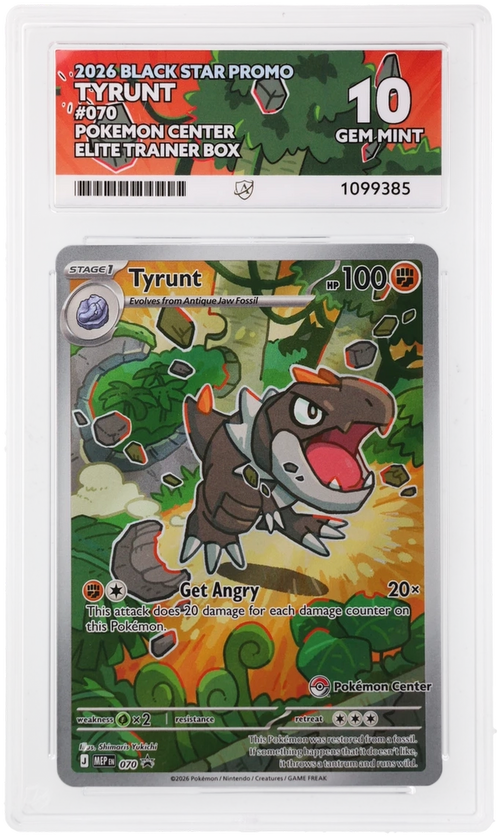 ACE 10 - Tyrunt - 070 - Black Star Promo - Pokemon Center Elite Trainer Box - Pokemon - front