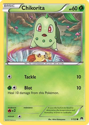 Chikorita 1/122 - XY  BREAKpoint