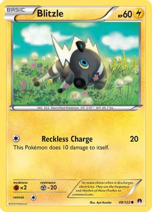 Blitzle 48/122 - XY  BREAKpoint Reverse Holofoil