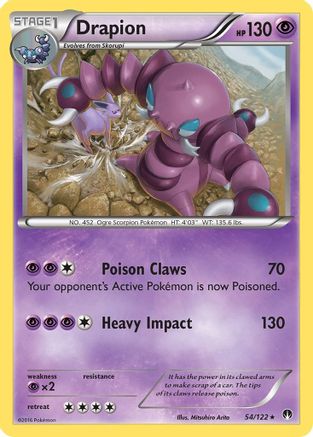 Drapion 54/122 - XY  BREAKpoint