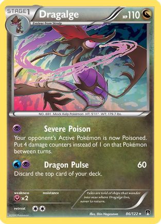 Dragalge 86/122 - XY  BREAKpoint Reverse Holofoil