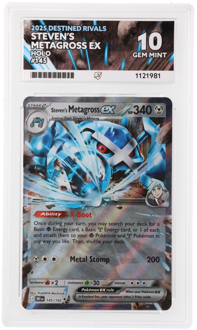 ACE 10 - Steven's Metagross ex - 145/182 - Destined Rivals - Pokemon