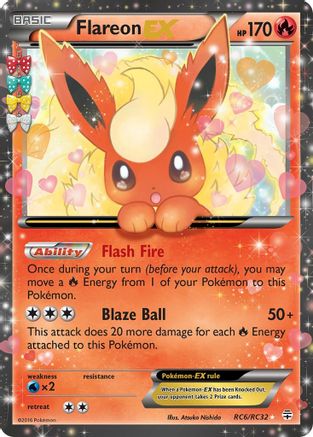 Flareon-EX RC6 - Generations Holofoil