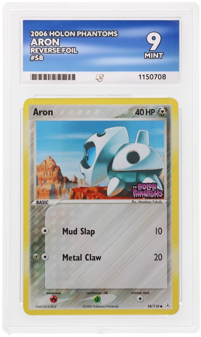 ACE 9 - Aron - 58/110 - Holon Phantoms - Pokemon - front