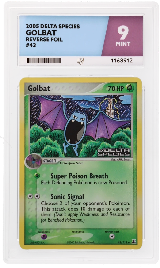 ACE 9 - Golbat - 43/113 - Delta Species - Pokemon - front