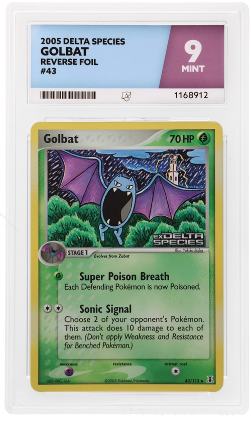 ACE 9 - Golbat - 43/113 - Delta Species - Pokemon - front