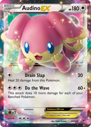 Audino EX 84/124 - XY  Fates Collide Holofoil