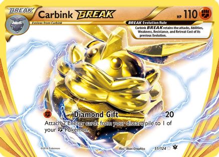 Carbink BREAK 51/124 - XY  Fates Collide Holofoil
