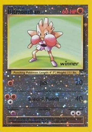Hitmonchan - 2 [Winner] 2 - Best of Promos Reverse Holofoil