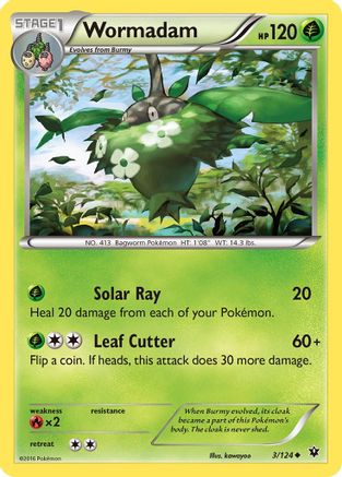 Wormadam (3) 3/124 - XY  Fates Collide