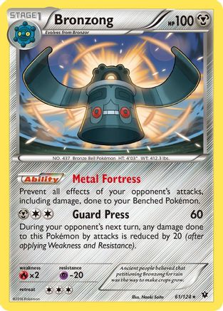 Bronzong 61/124 - XY  Fates Collide