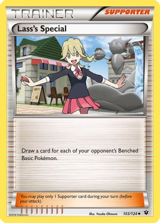 Lass's Special 103/124 - Fates Collide Reverse Holofoil
