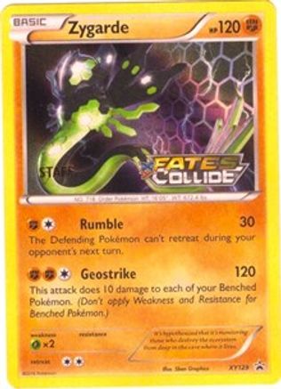 Zygarde - XY129 (Prerelease) [Staff] XY129 - XY Promos Holofoil