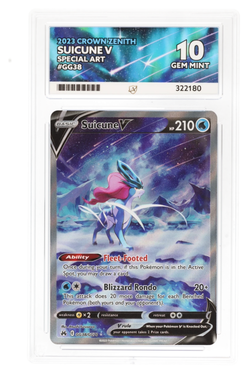 Suicune V GG38/GG70 - ACE 10 - Crown Zenith