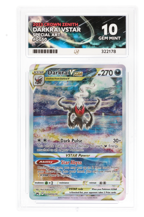 Darkrai VSTAR GG50/GG70 - ACE 10 - Crown Zenith