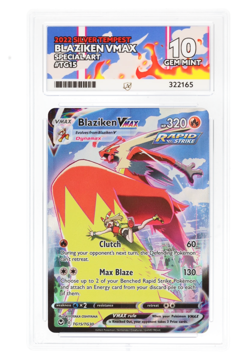 Blaziken VMAX TG15/TG30 - ACE 10 - Silver Tempest