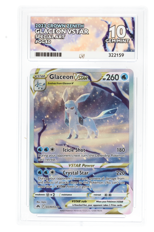 Glaceon VSTAR GG40/GG70 - ACE 10 - Crown Zenith