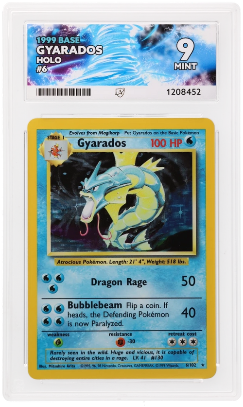 ACE 9 - Gyarados - 6/102 - Base - Pokemon - front
