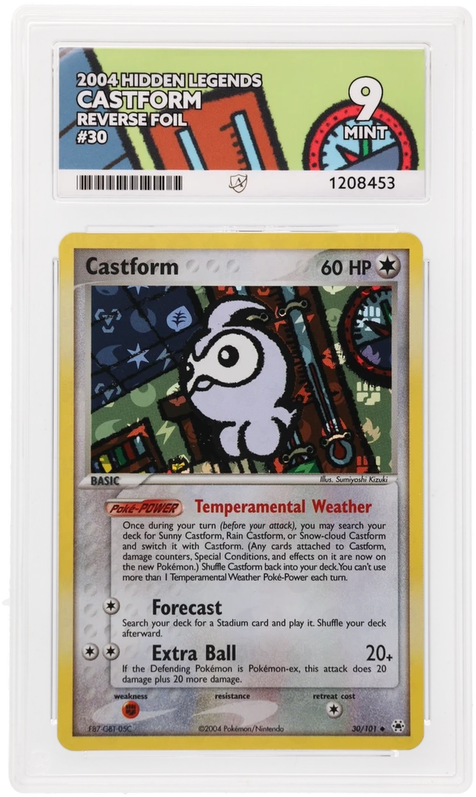 ACE 9 - Castform - 30/101 - Hidden Legends - Pokemon - front