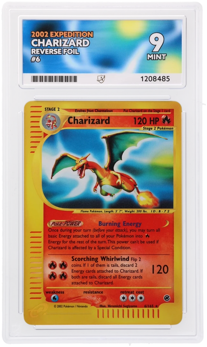 ACE 9 - Charizard - 6/165 - Expedition - Pokemon - front