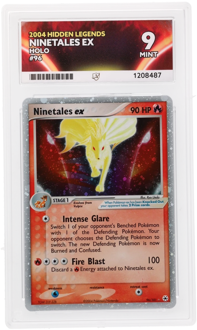 ACE 9 - Ninetales ex - 96/101 - Hidden Legends - Pokemon - front