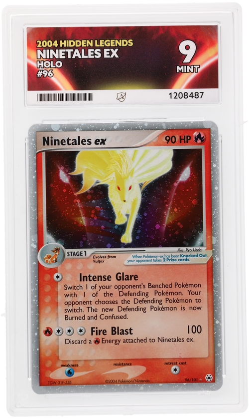 ACE 9 - Ninetales ex - 96/101 - Hidden Legends - Pokemon - front