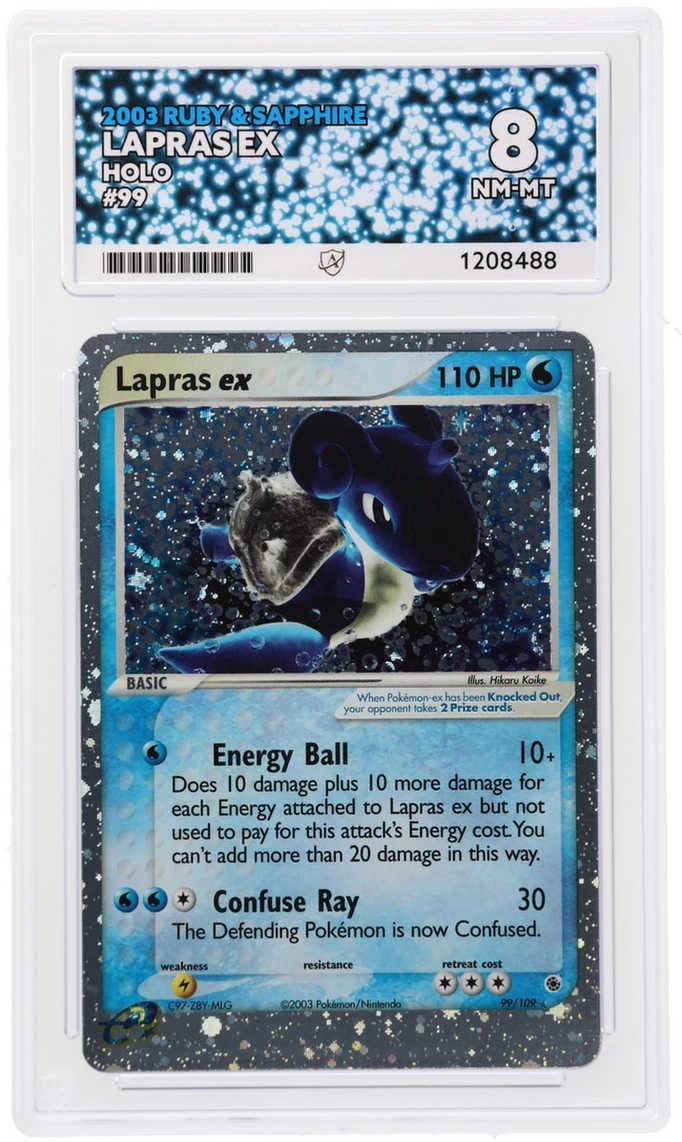 ACE 8 - Lapras ex - 99/109 - Ruby & Sapphire - Pokemon - front