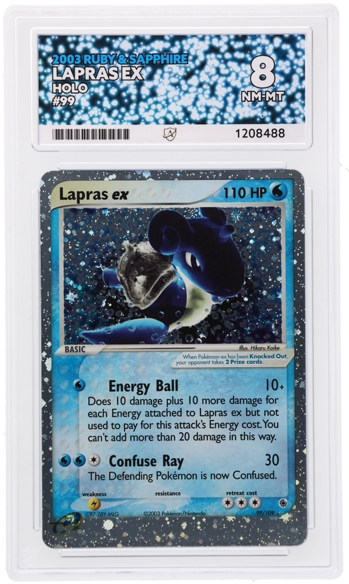 ACE 8 - Lapras ex - 99/109 - Ruby & Sapphire - Pokemon - front