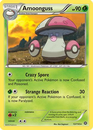 Amoonguss 13/114 - XY  Steam Siege Reverse Holofoil