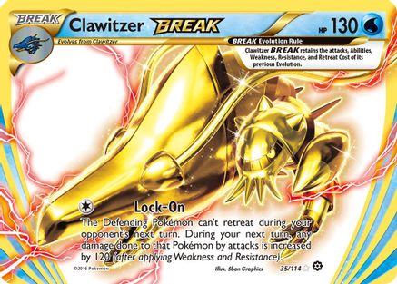 Clawitzer BREAK 35/114 - XY  Steam Siege Holofoil