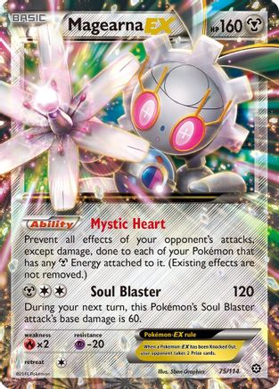 Magearna-EX 75/114 - Steam Siege Holofoil