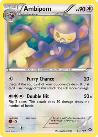 Ambipom 91/114 - XY  Steam Siege