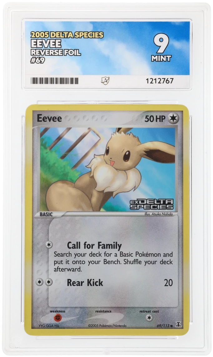 ACE 9 - Eevee - 69/113 - Delta Species - Pokemon - front