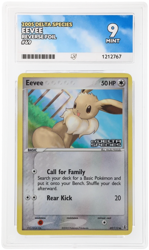ACE 9 - Eevee - 69/113 - Delta Species - Pokemon - front