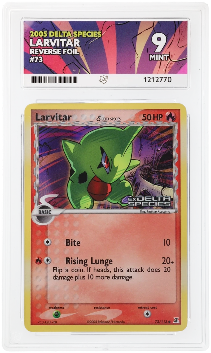 ACE 9 - Larvitar - 73/113 - Delta Species - Pokemon - front