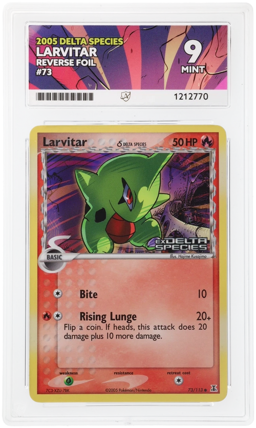 ACE 9 - Larvitar - 73/113 - Delta Species - Pokemon - front