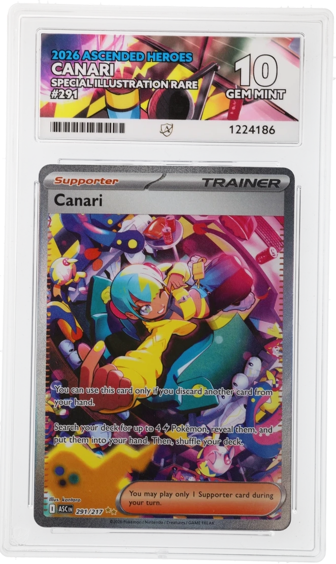 ACE 10 - Canari - 291/217 - Ascended Heroes - Pokemon - front